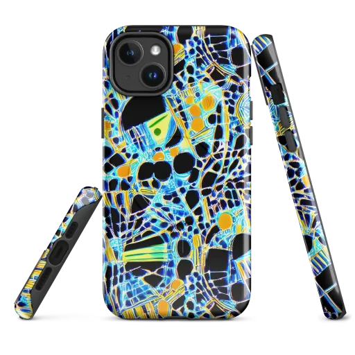 Blue Static on a MagSafe Tough Case for iPhone®