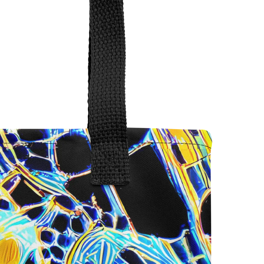 Blue Static on Tote Bag — Product details