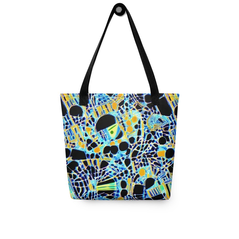 Blue Static on Tote Bag — Front