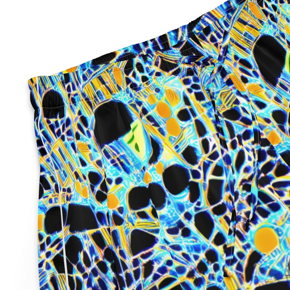 Blue Static on Women's Pajama Shorts — Product details