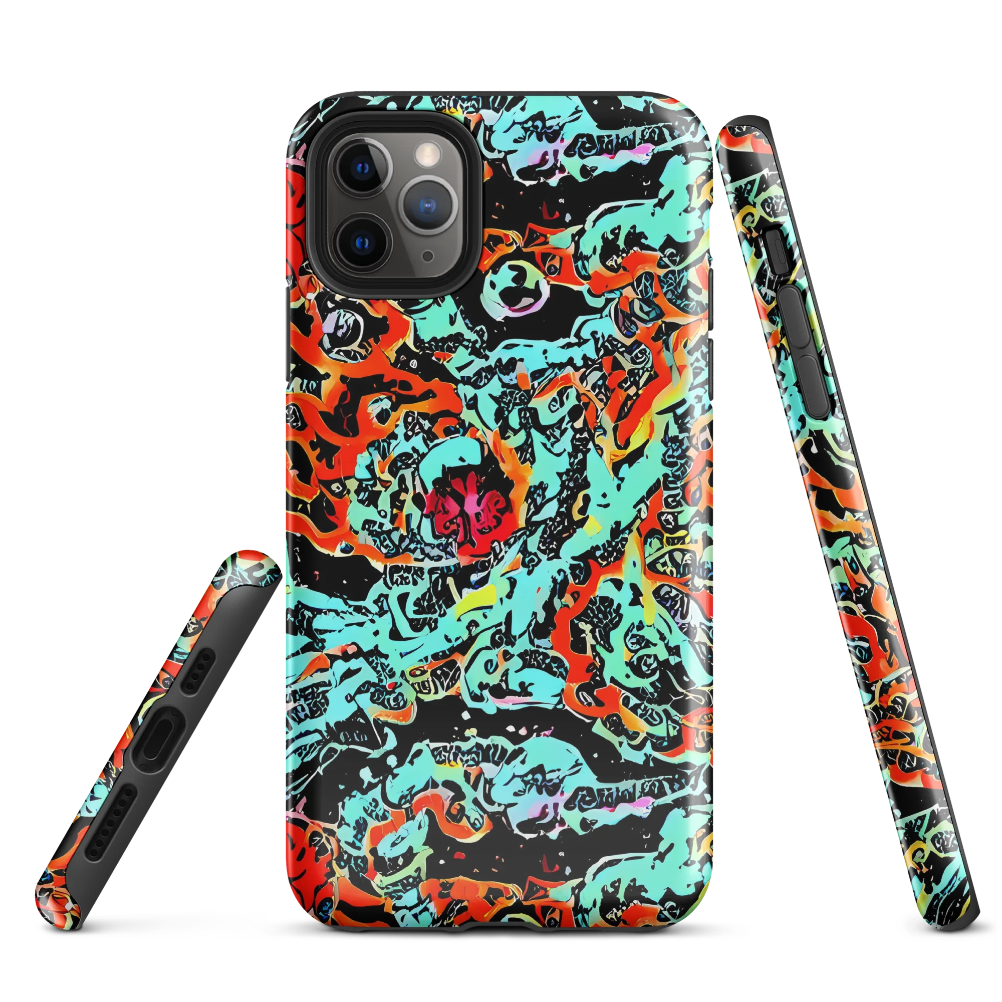 Neon Wildstyle on Tough Case for iPhone® — Front