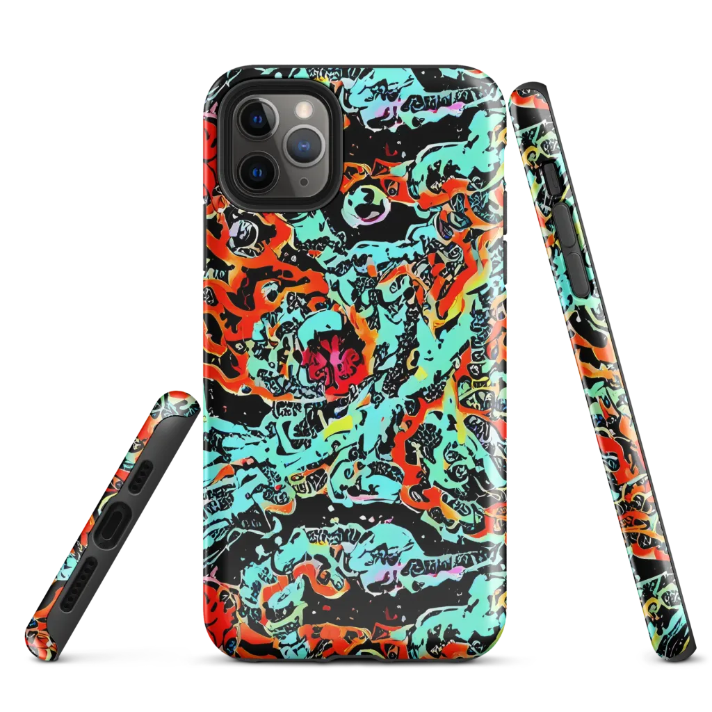 Neon Wildstyle on Tough Case for iPhone® — Front