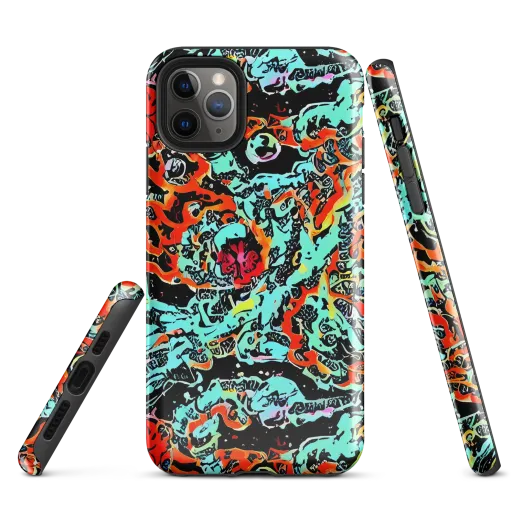 Neon Wildstyle on a Tough Case for iPhone®