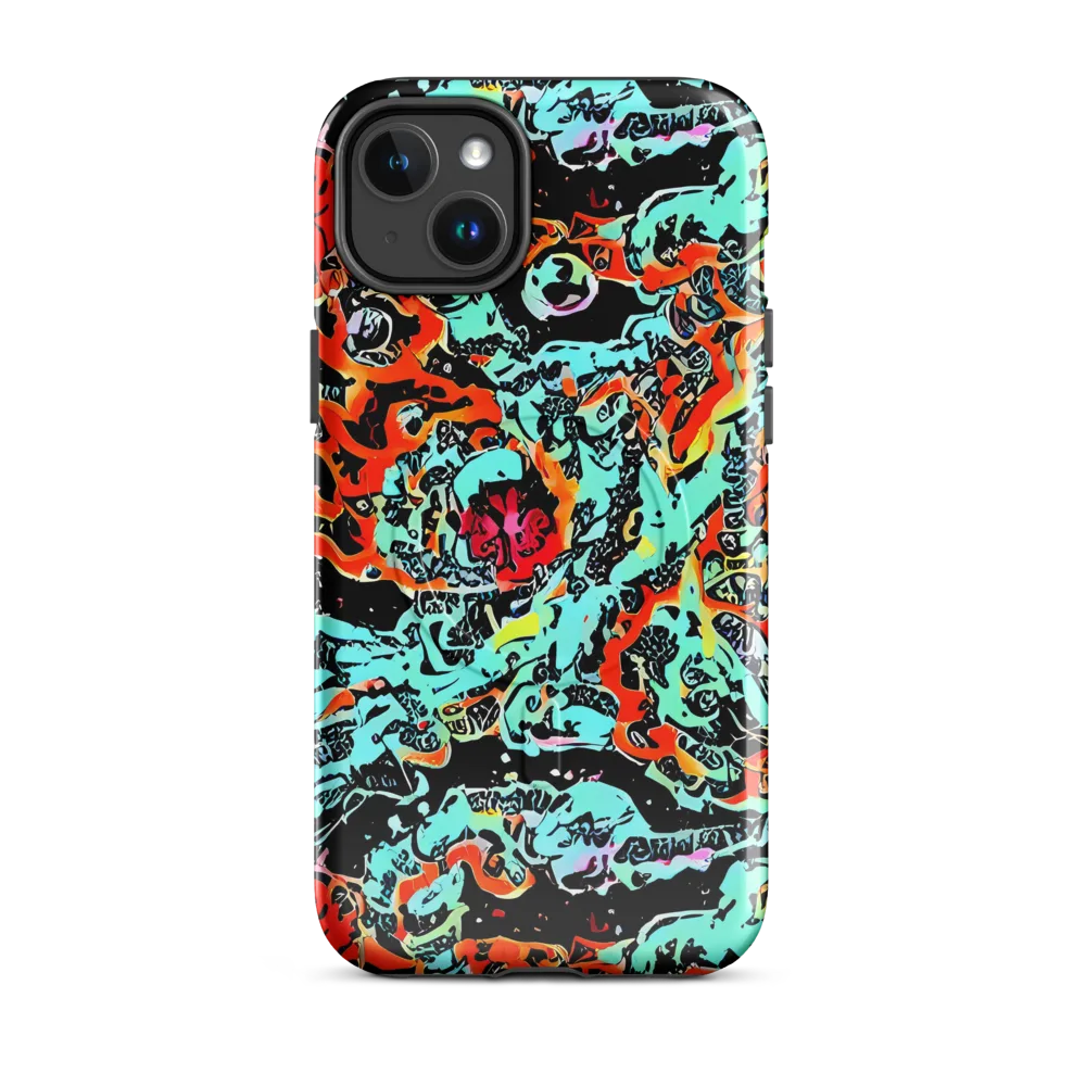 Neon Wildstyle on MagSafe Tough Case for iPhone® — Front