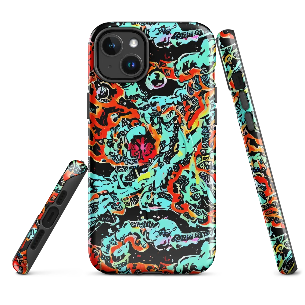Neon Wildstyle on MagSafe Tough Case for iPhone® — Front