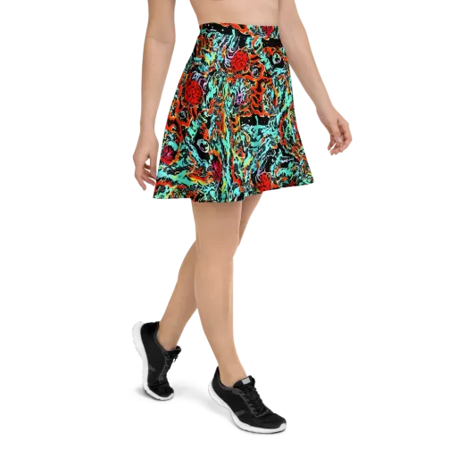 Neon Wildstyle on a Skater Skirt