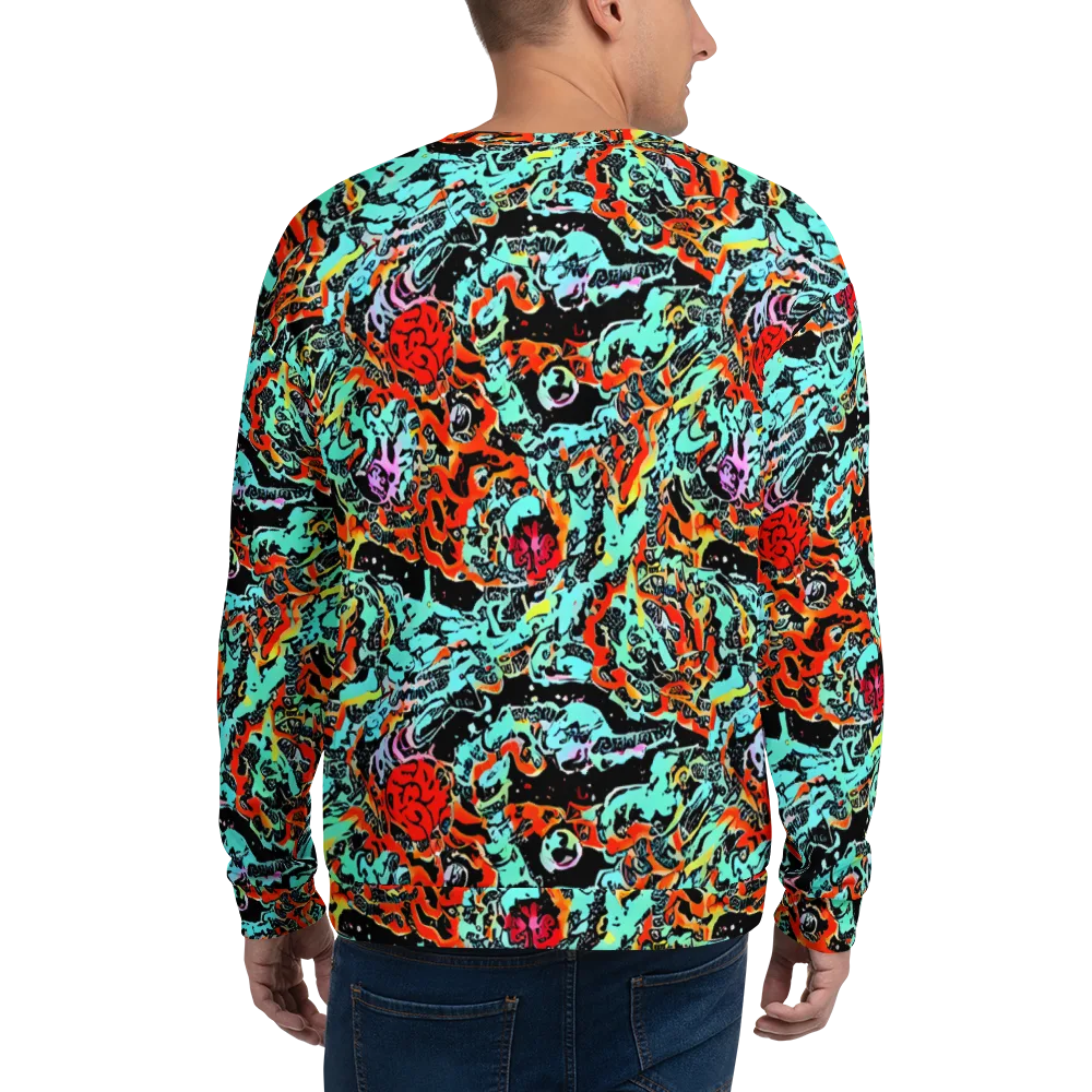 Neon Wildstyle on Sweatshirt — Back