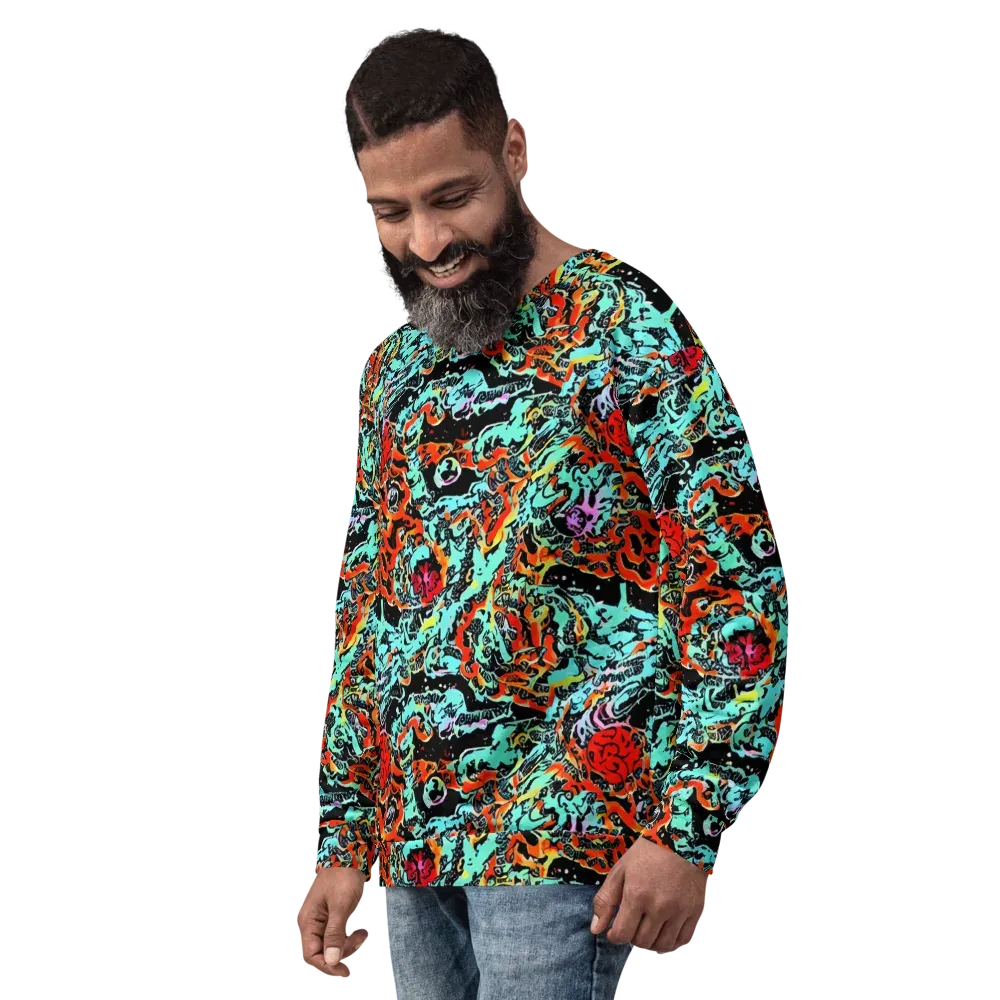 Neon Wildstyle on Sweatshirt — Left Front