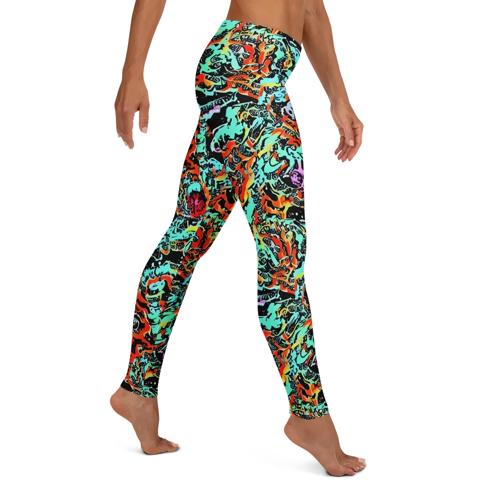 Neon Wildstyle on Leggings — Right