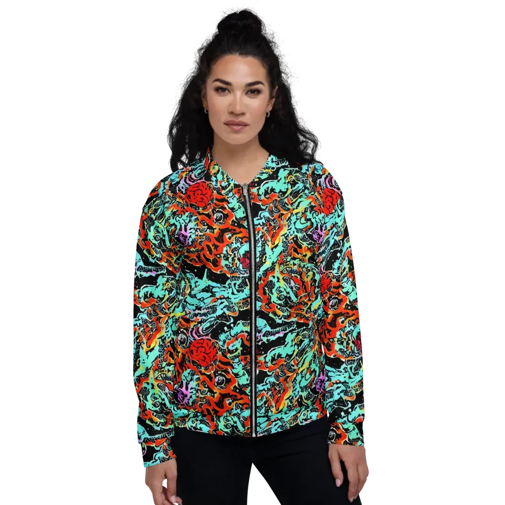 Neon Wildstyle on Bomber Jacket — Front