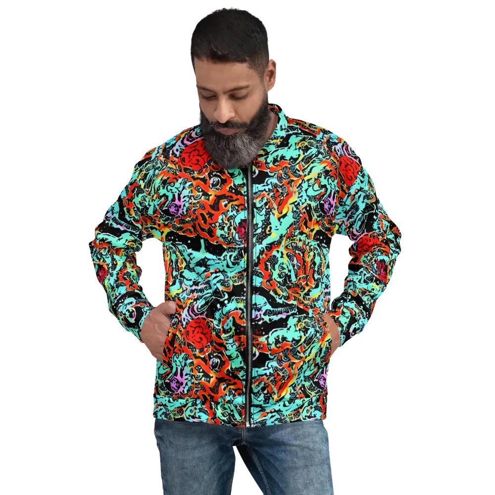 Neon Wildstyle on Bomber Jacket — Front