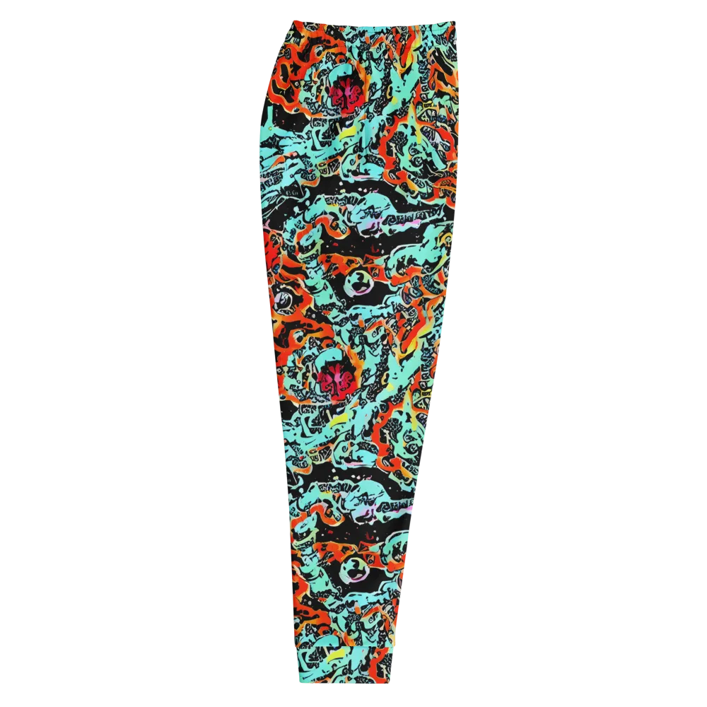 Neon Wildstyle on Men's Joggers — Right