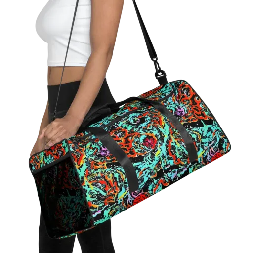 Neon Wildstyle on a Duffle Bag