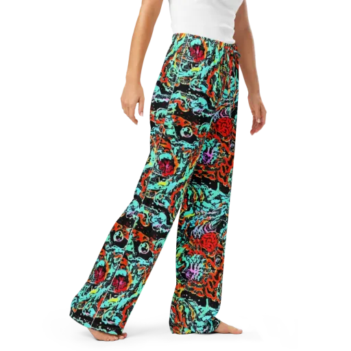 Neon Wildstyle on a Women's Pajama Pants