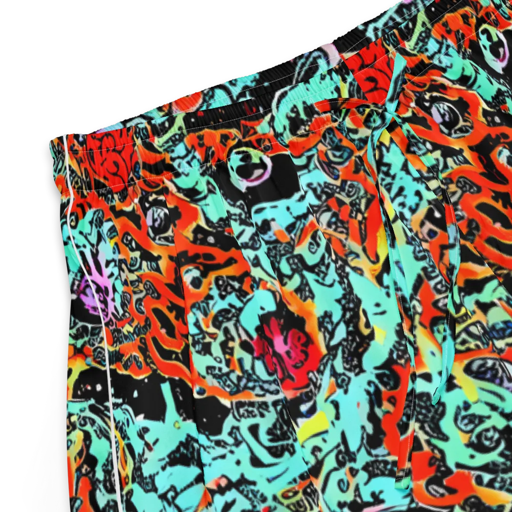 Neon Wildstyle on Women's Pajama Shorts — Product details