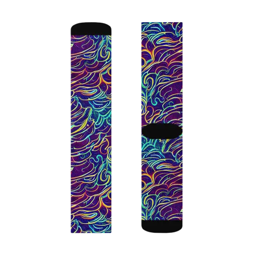 Cosmic Calligraphy on a Socks