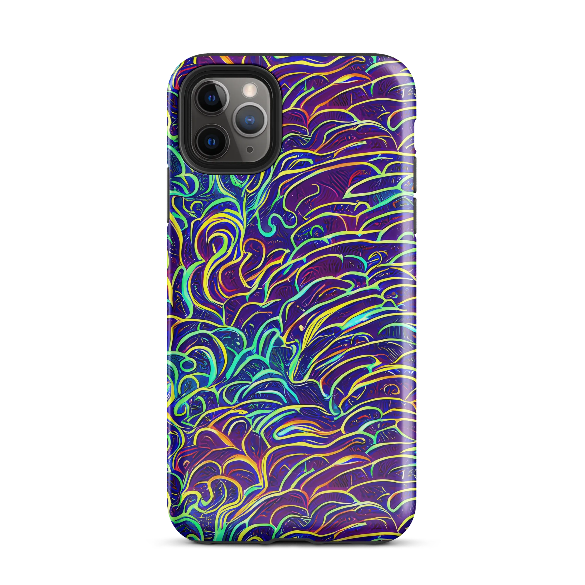 Cosmic Calligraphy on Tough Case for iPhone® — Front