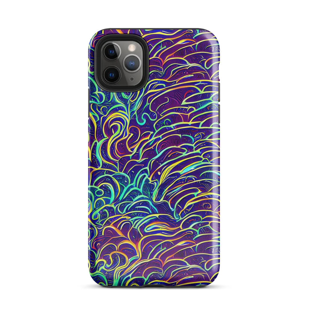 Cosmic Calligraphy on Tough Case for iPhone® — Front