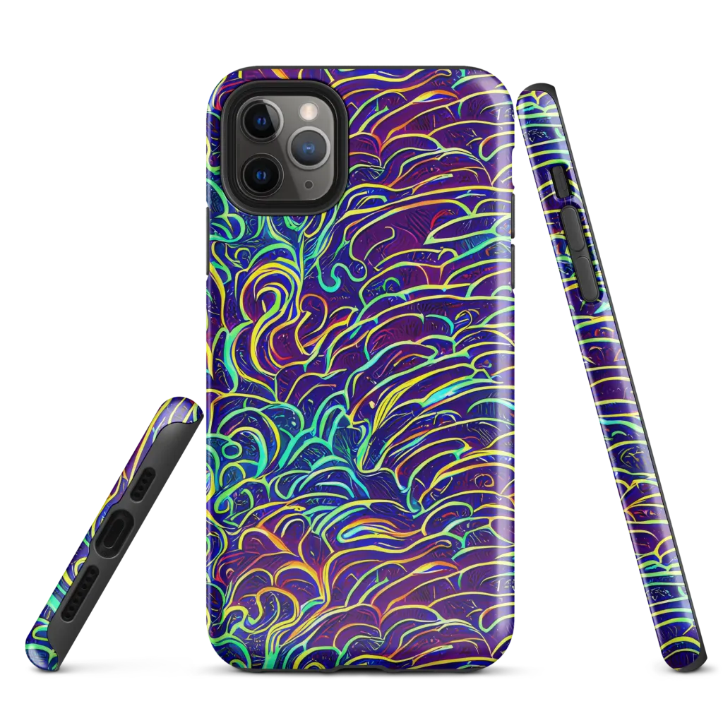 Cosmic Calligraphy on Tough Case for iPhone® — Front