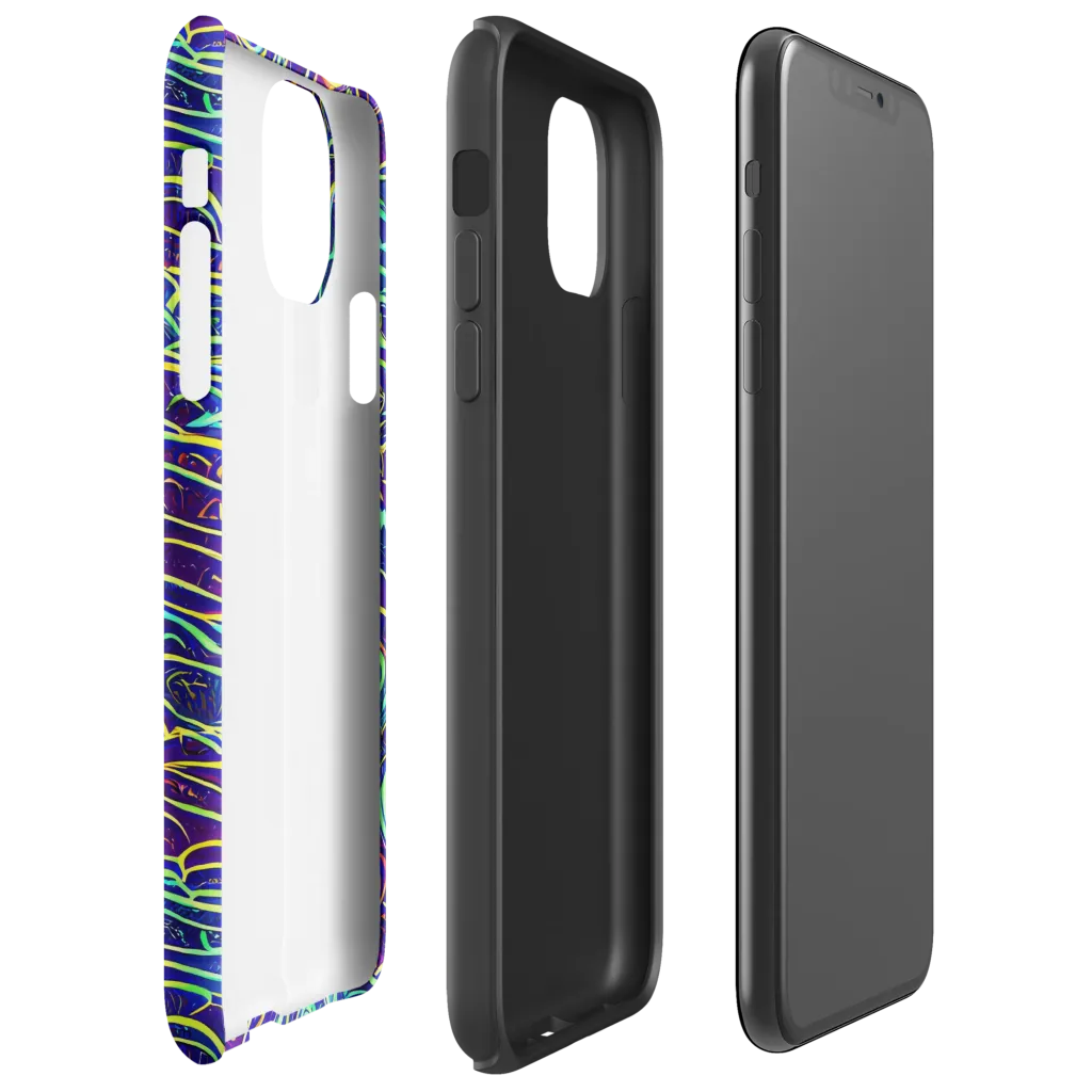 Cosmic Calligraphy on Tough Case for iPhone® — Right