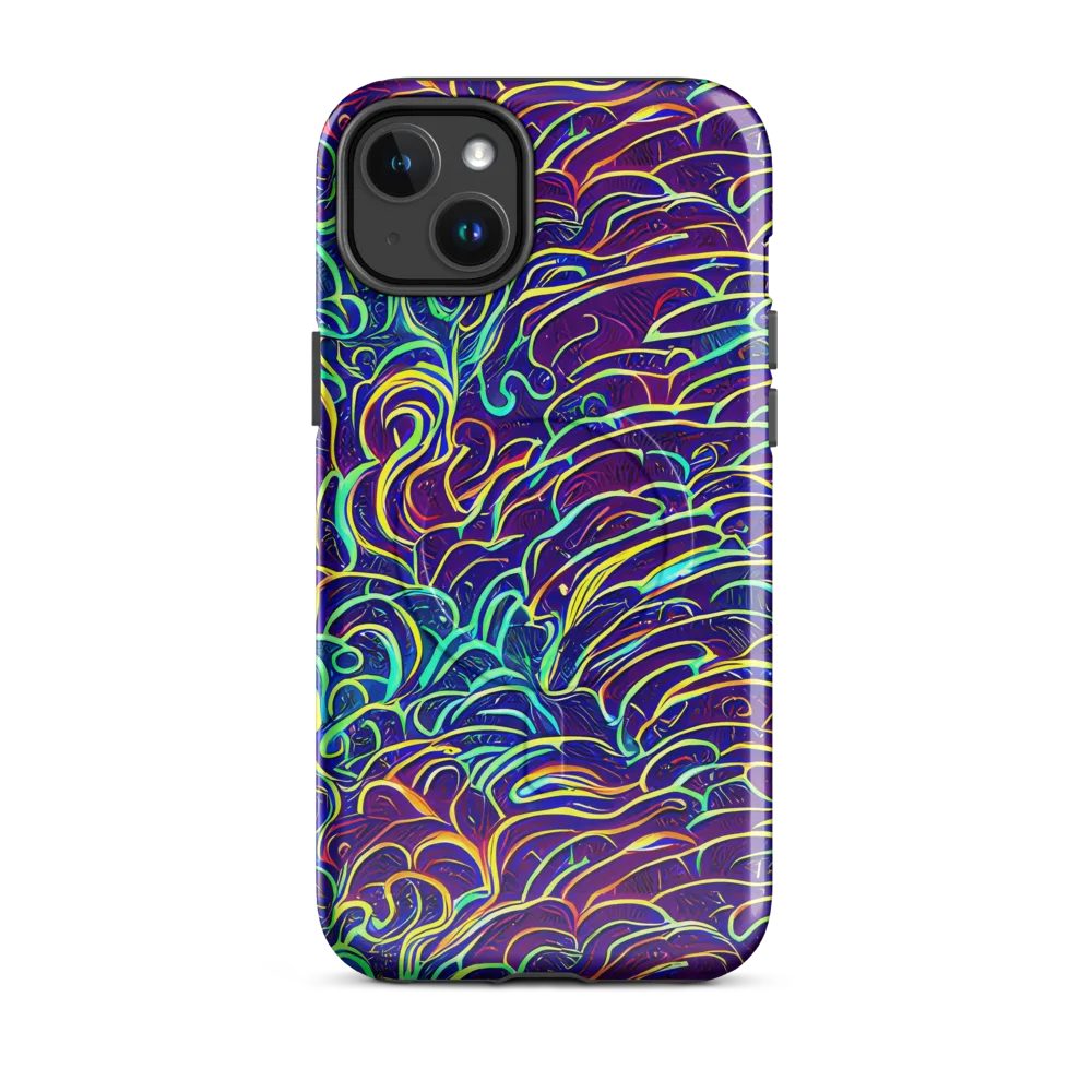 Cosmic Calligraphy on MagSafe Tough Case for iPhone® — Front