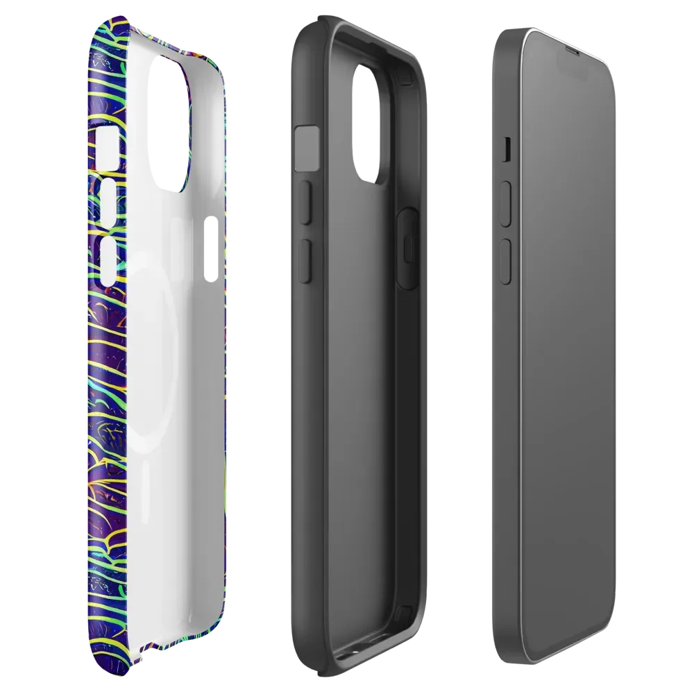 Cosmic Calligraphy on MagSafe Tough Case for iPhone® — Front