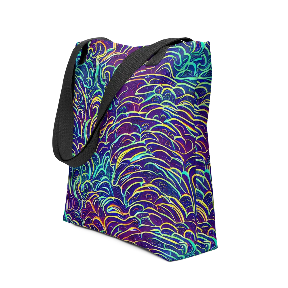Cosmic Calligraphy on Tote Bag — Front