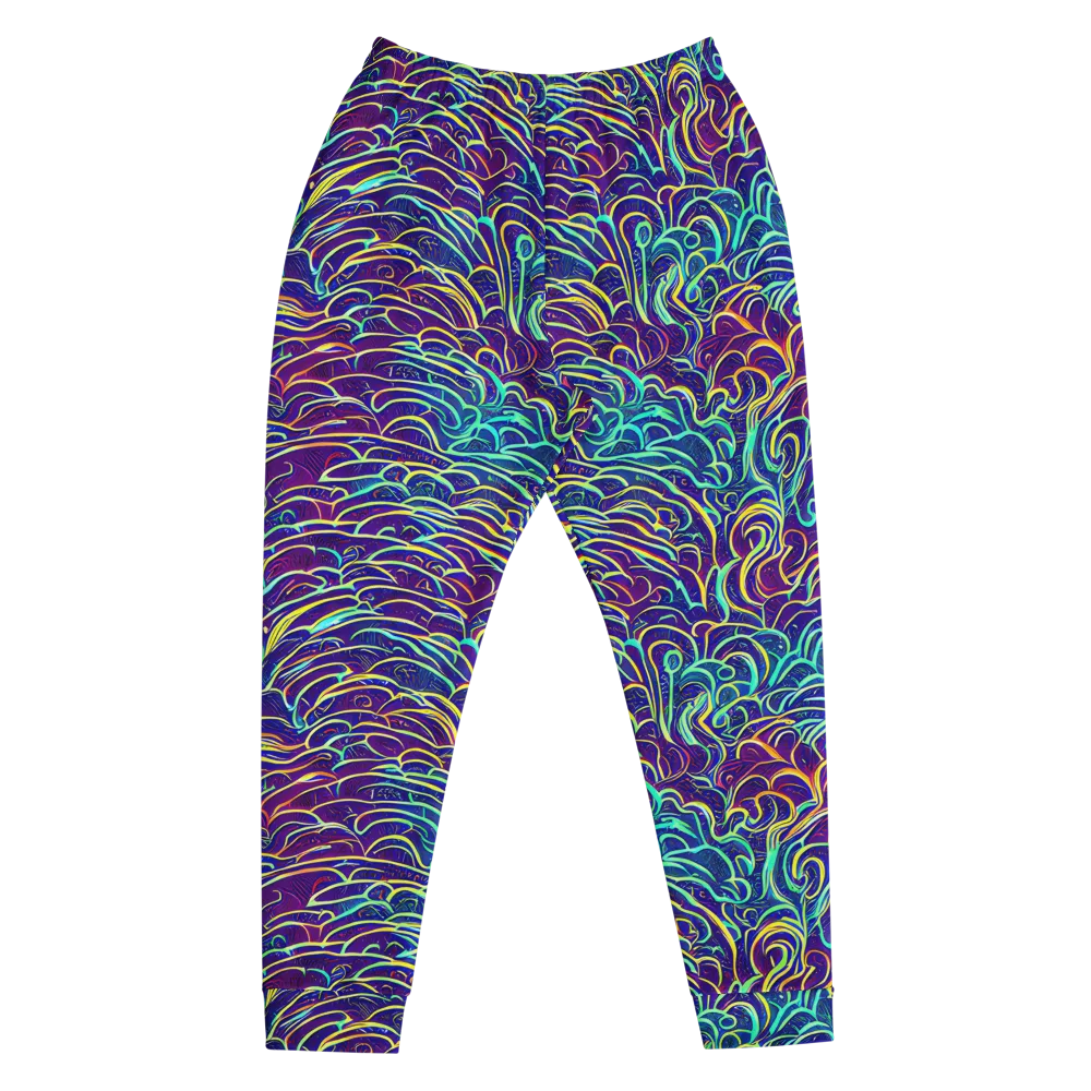 Cosmic Calligraphy on Men's Joggers — Front