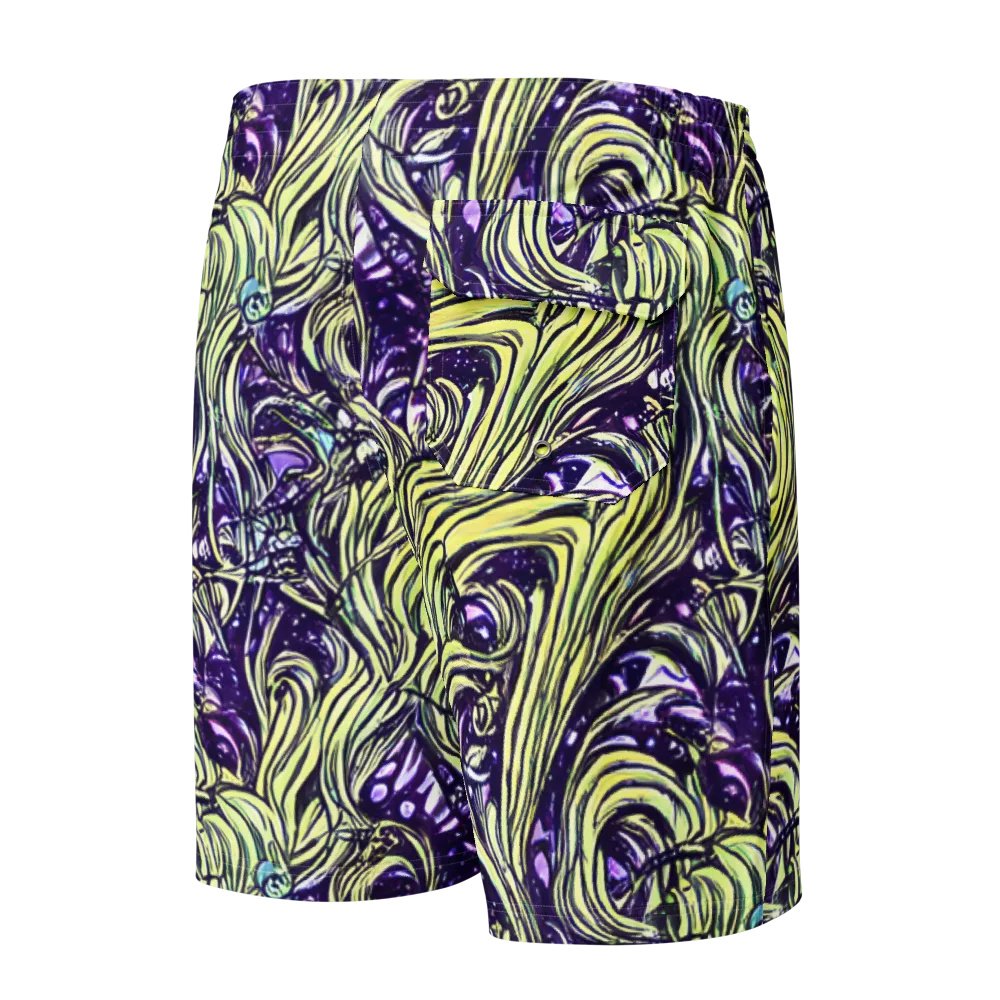 Acid Foliage on Men's Board Shorts — Back