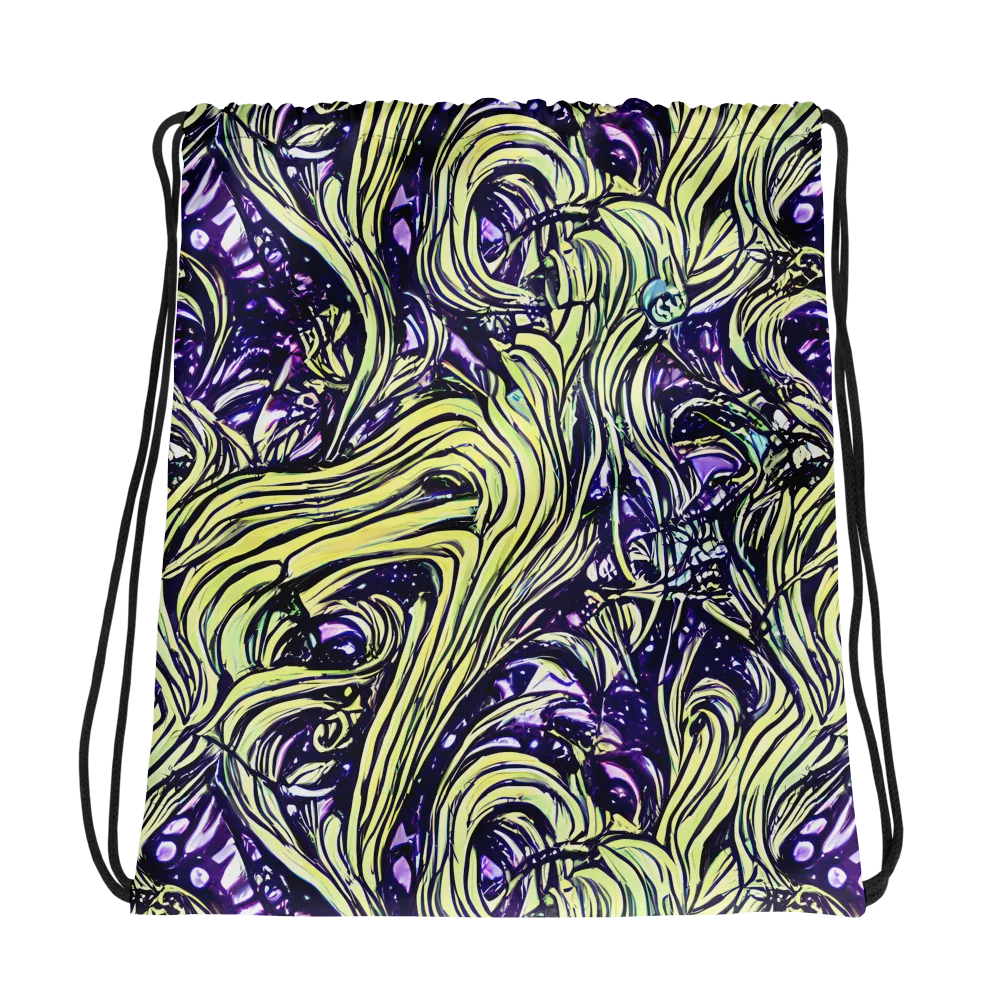 Acid Foliage on Drawstring Bag — Photo