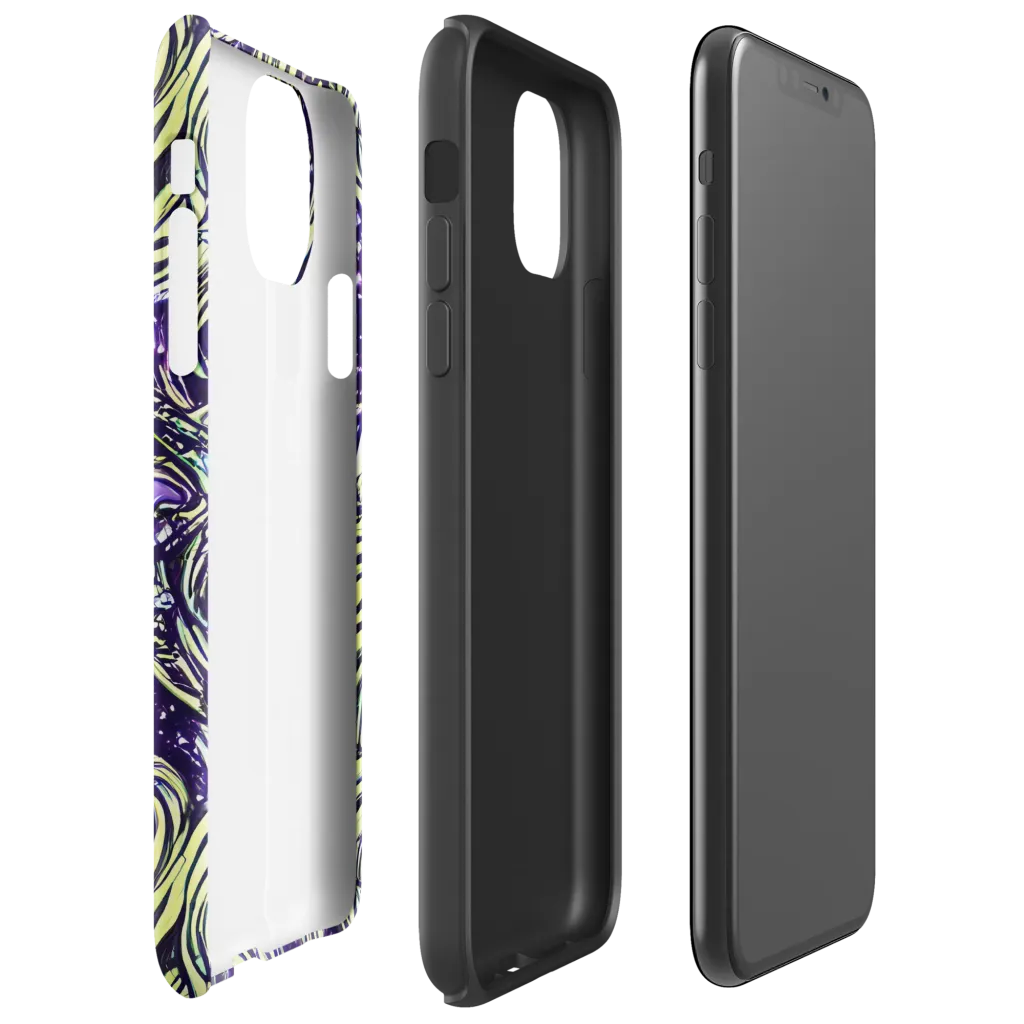Acid Foliage on Tough Case for iPhone® — Right