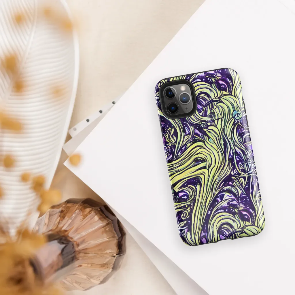 Acid Foliage on Tough Case for iPhone® — Front