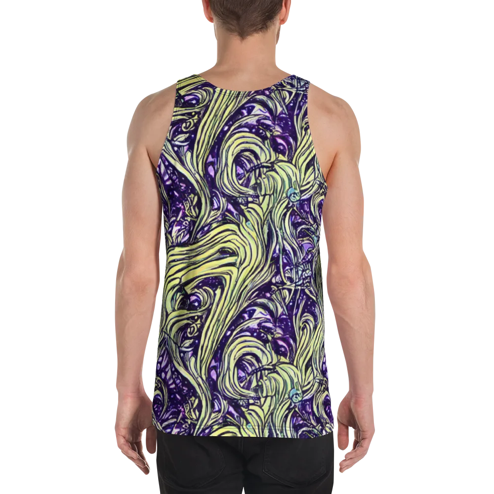 Acid Foliage on Men's Tank Top — Back