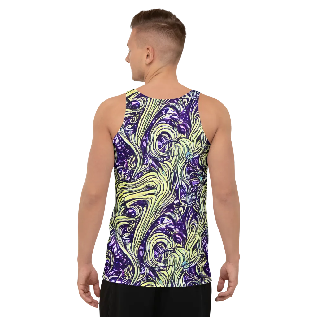 Acid Foliage on Men's Tank Top — Back