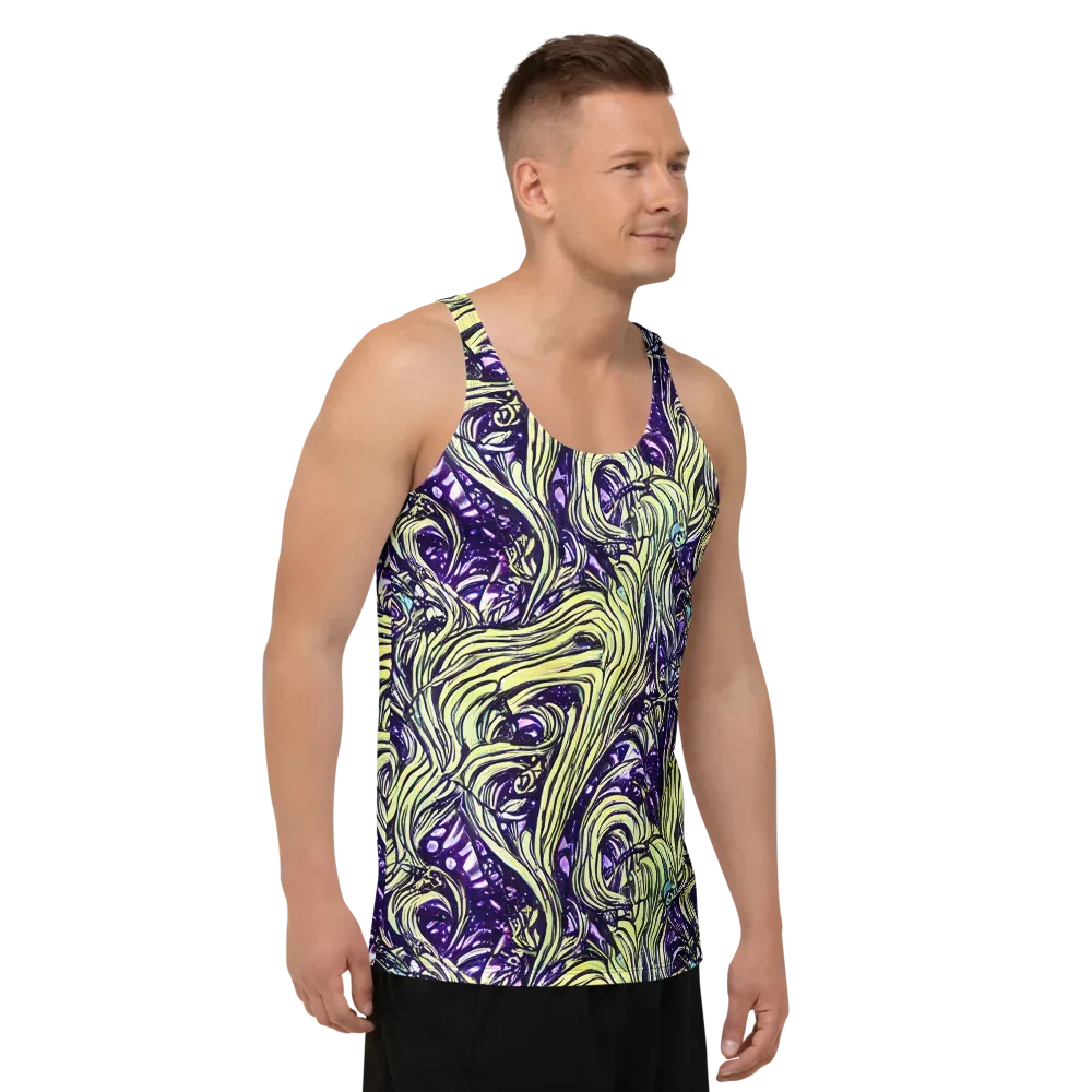 Acid Foliage on Men's Tank Top — Right Front