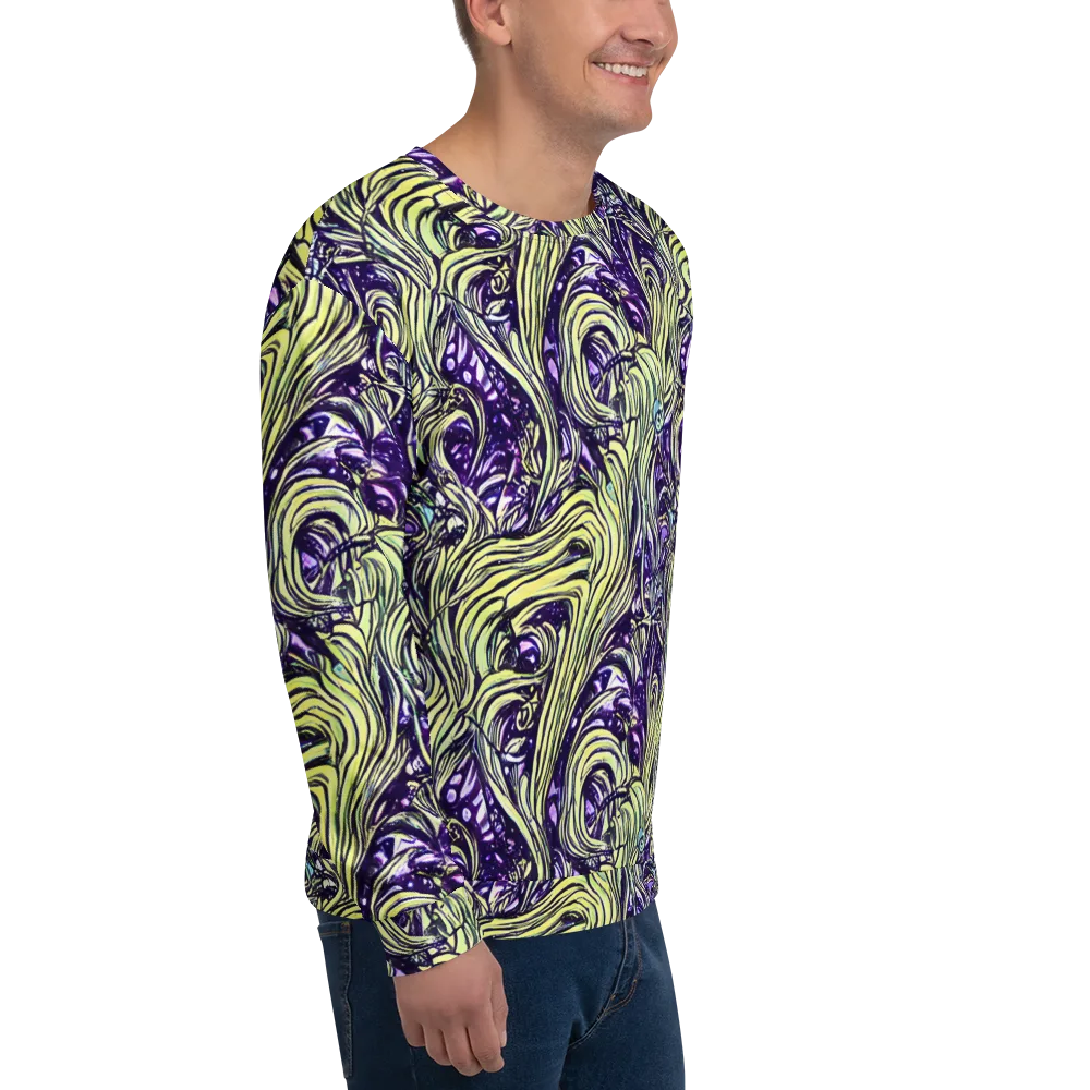 Acid Foliage on Sweatshirt — Right Front