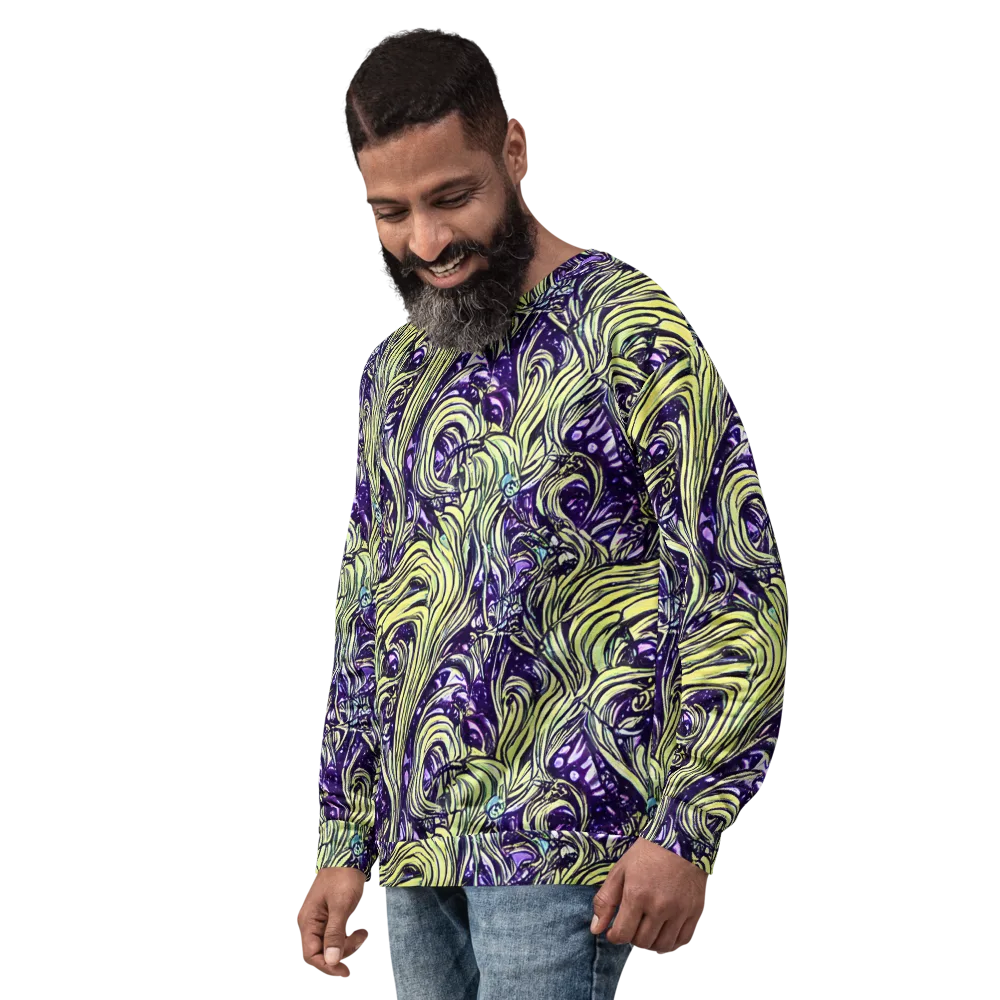 Acid Foliage on Sweatshirt — Left Front
