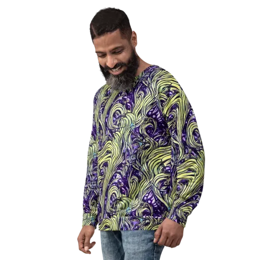Acid Foliage on a Sweatshirt