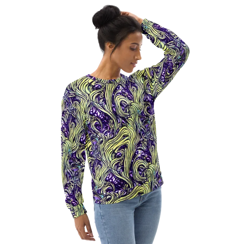 Acid Foliage on Sweatshirt — Right Front