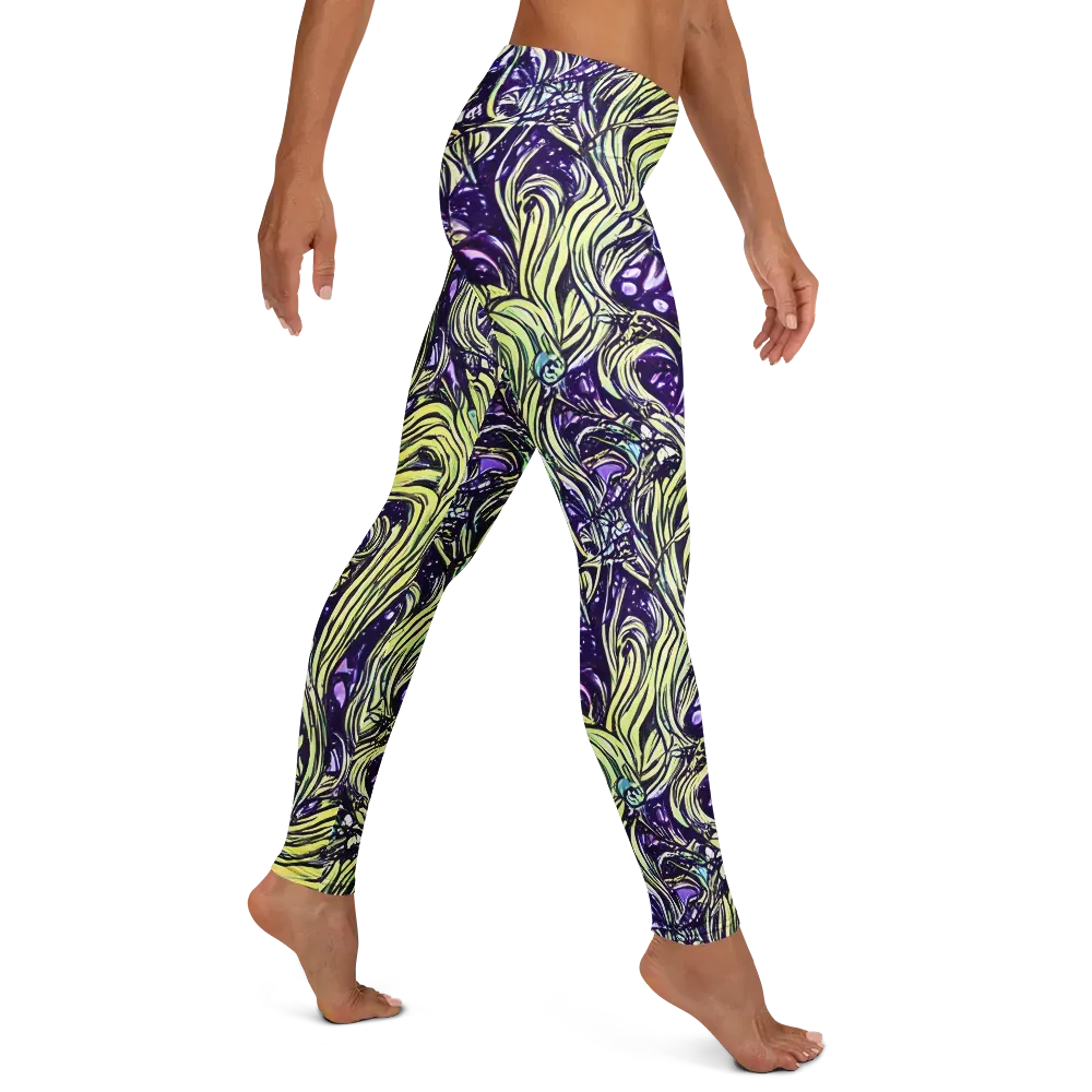 Acid Foliage on Leggings — Right