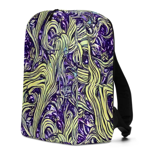 Acid Foliage on a Minimalist Backpack