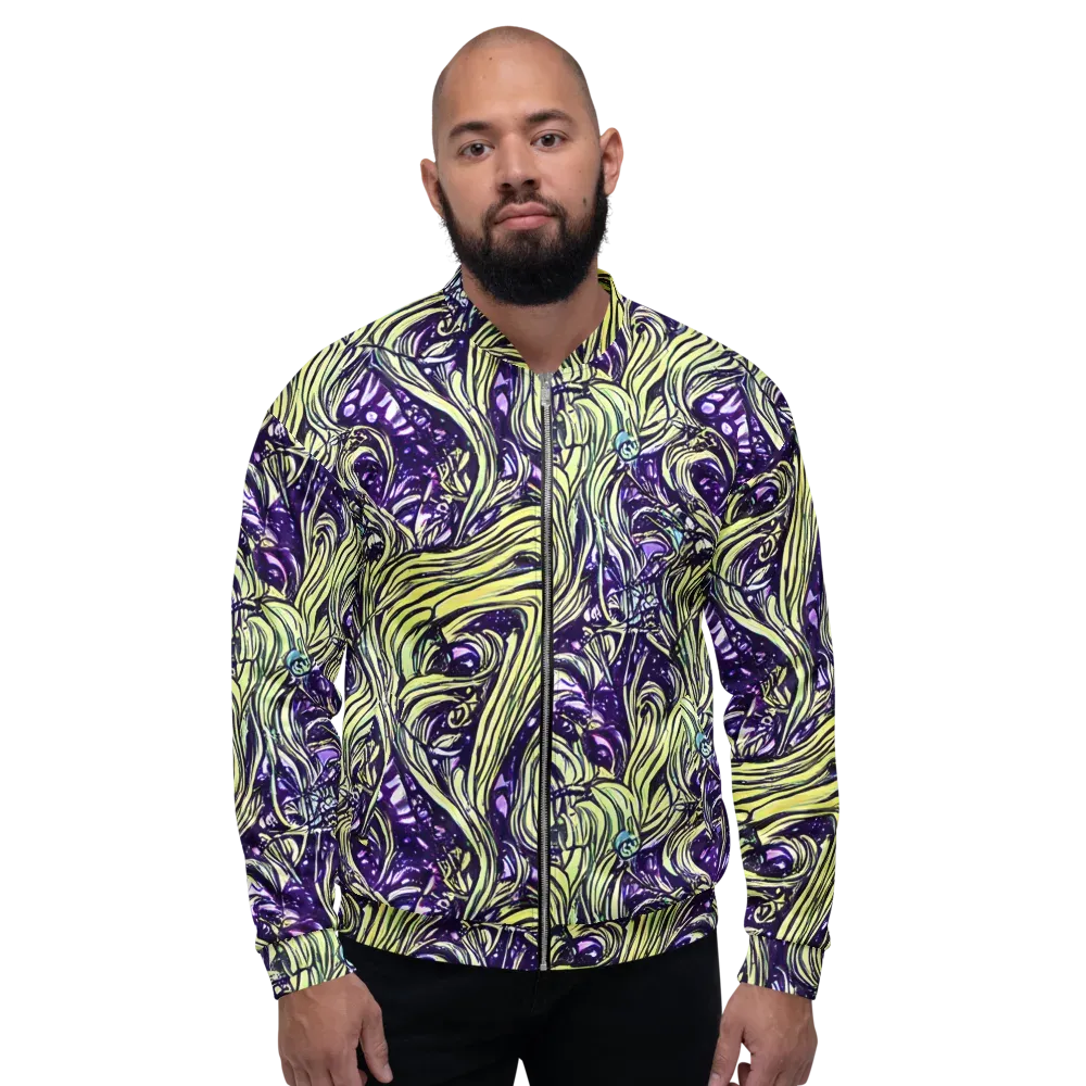 Acid Foliage on Bomber Jacket — Front