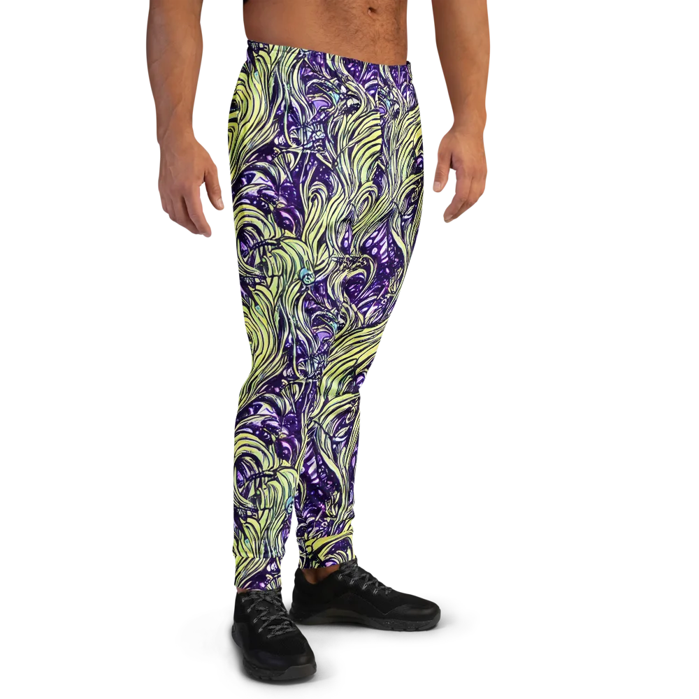 Acid Foliage on Men's Joggers — Right