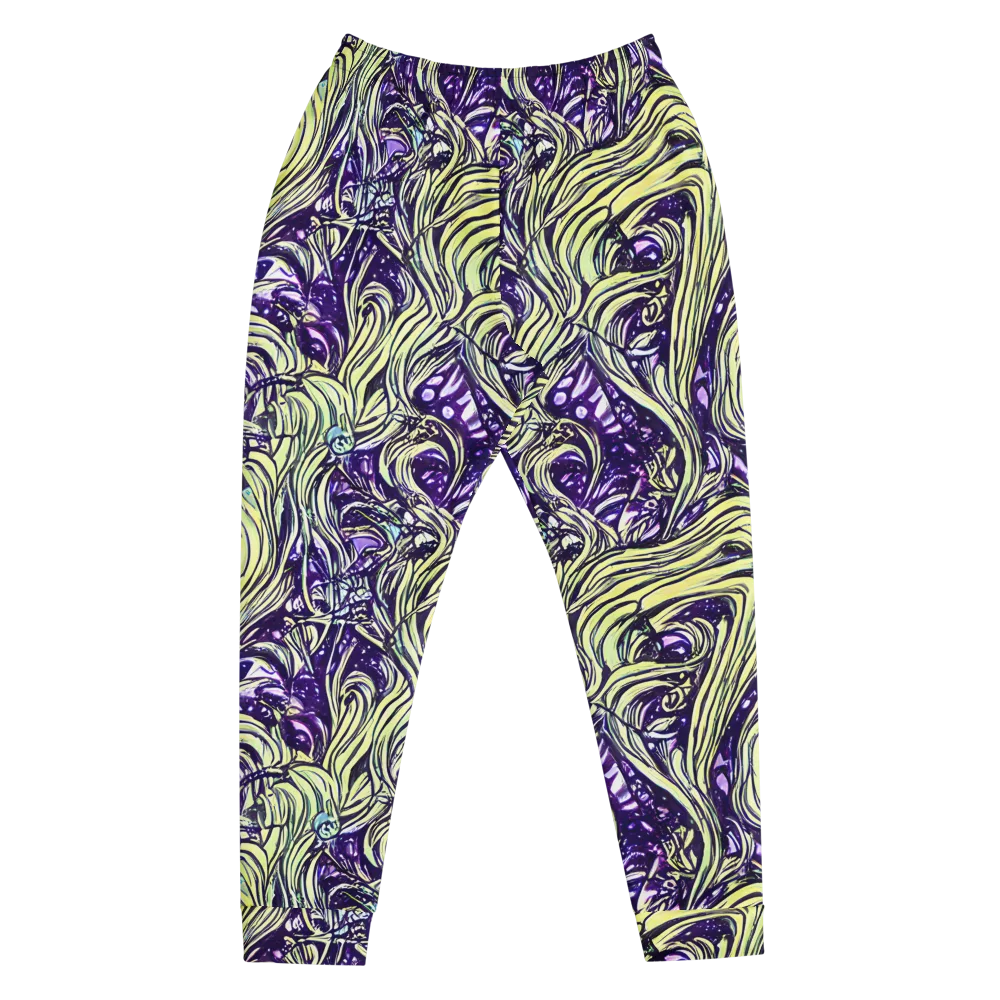 Acid Foliage on Men's Joggers — Front