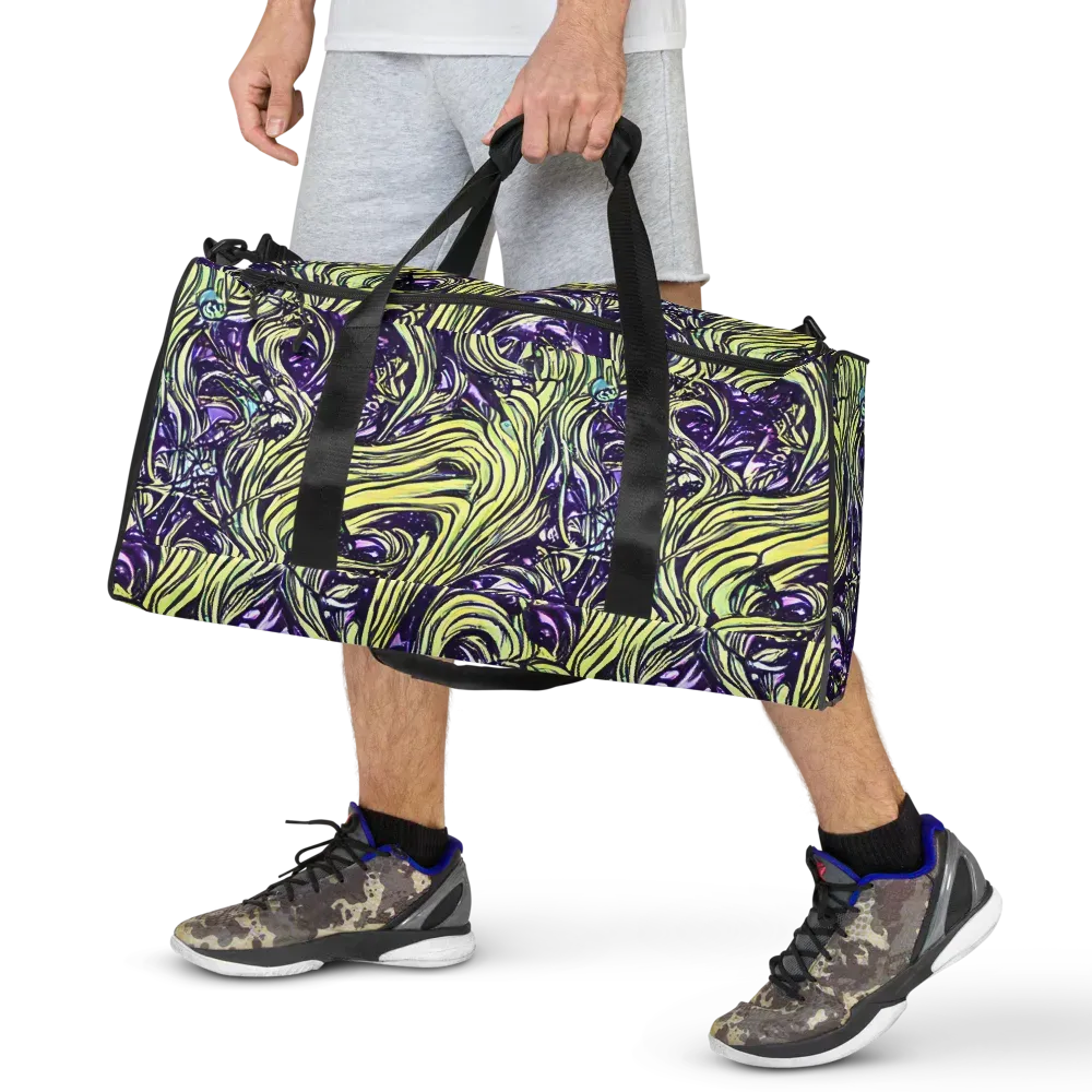 Acid Foliage on Duffle Bag — Front
