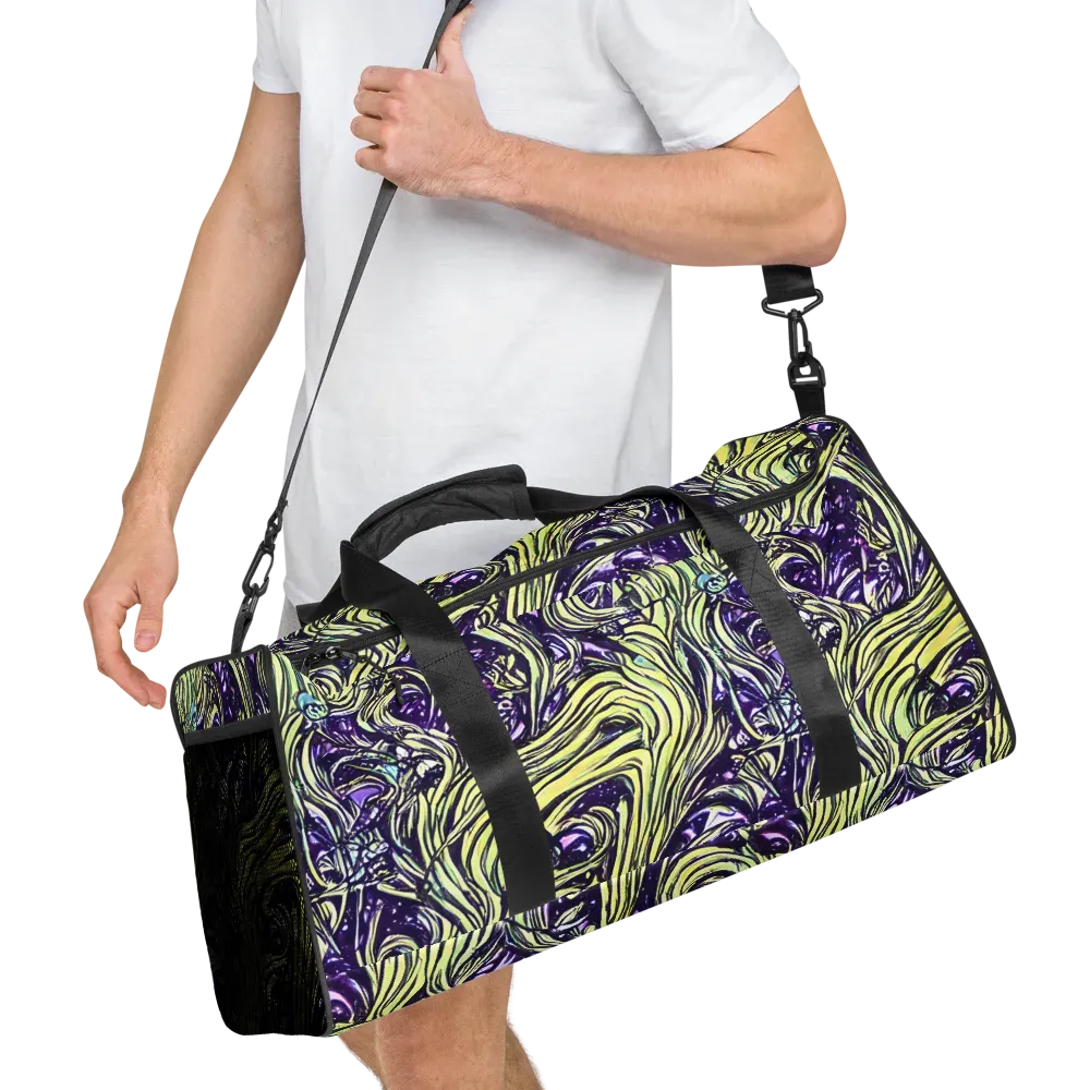 Acid Foliage on Duffle Bag — Right Front
