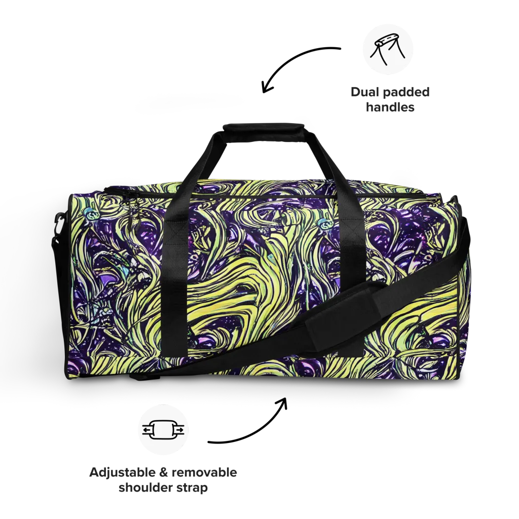 Acid Foliage on Duffle Bag — Front