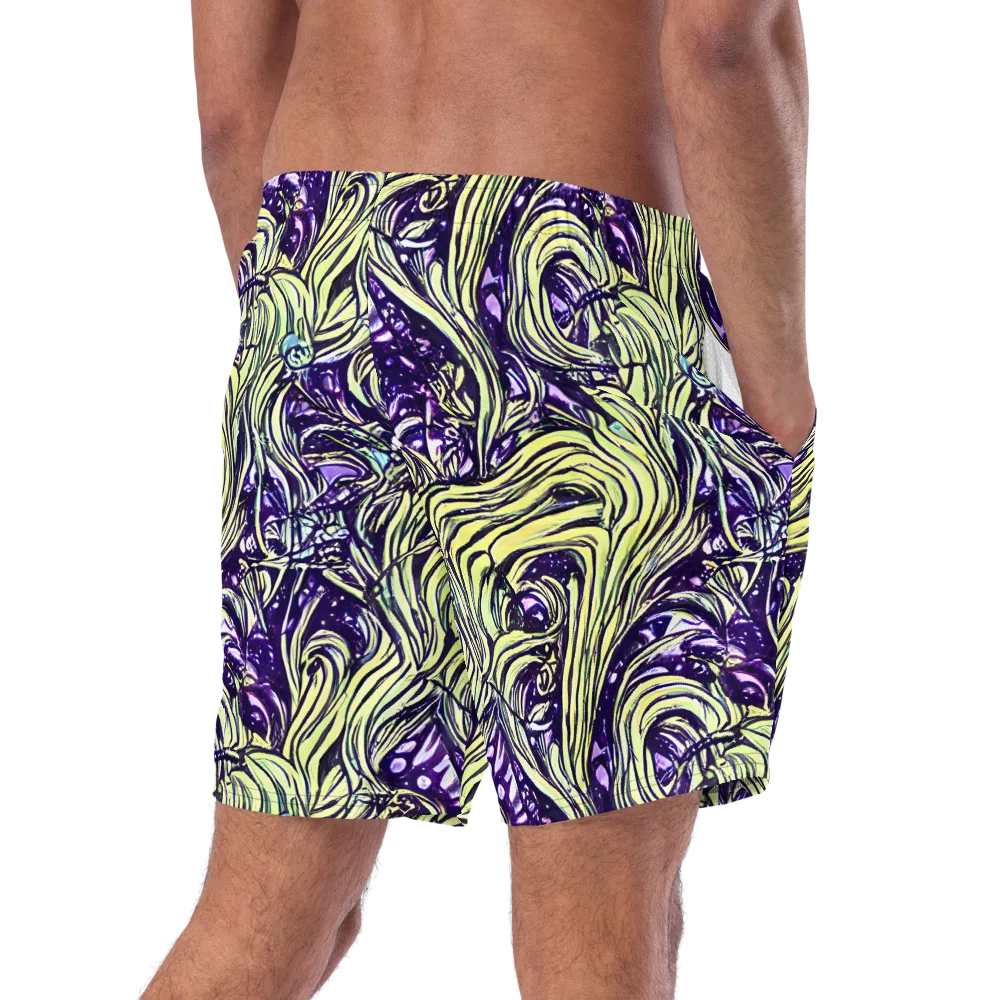 Acid Foliage on Swim Trunks — Right Back