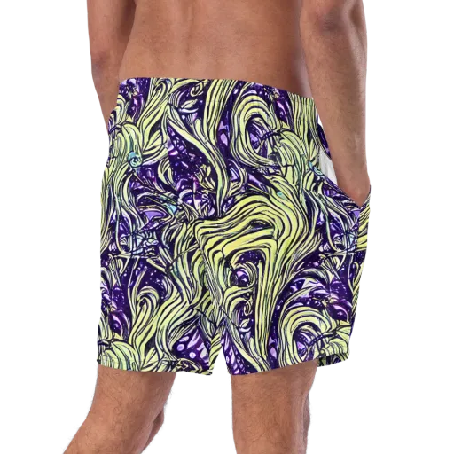 Acid Foliage on a Swim Trunks