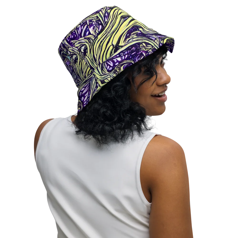 Acid Foliage on Reversible Bucket Hat — Right Outside